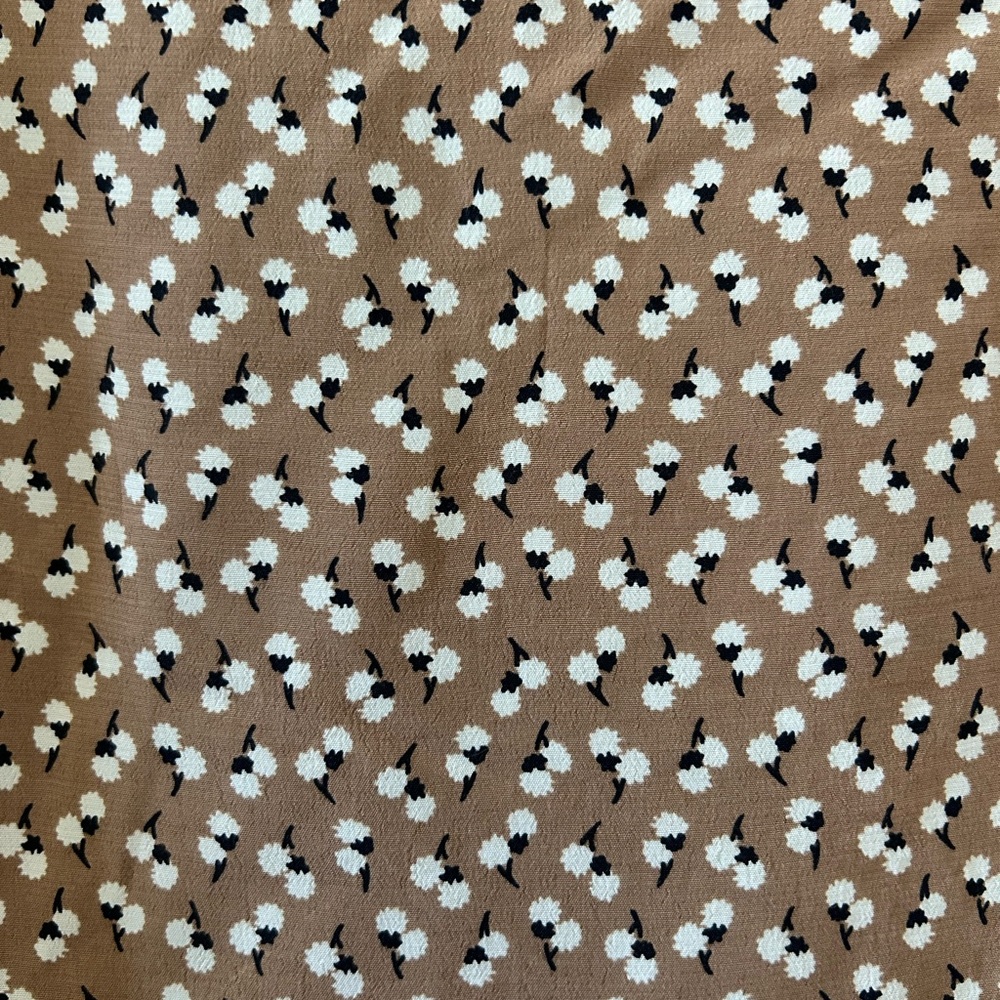 Uniqlo Brown Floral Women's Blouse - Picture 7 of 7